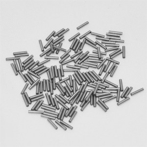 Rolos de agulhas soltas de extremidade plana de 1/4 × 1/2 polegada