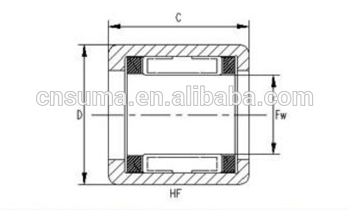 HF Series China Bearing Factory One Way Needle Clutch Bearing